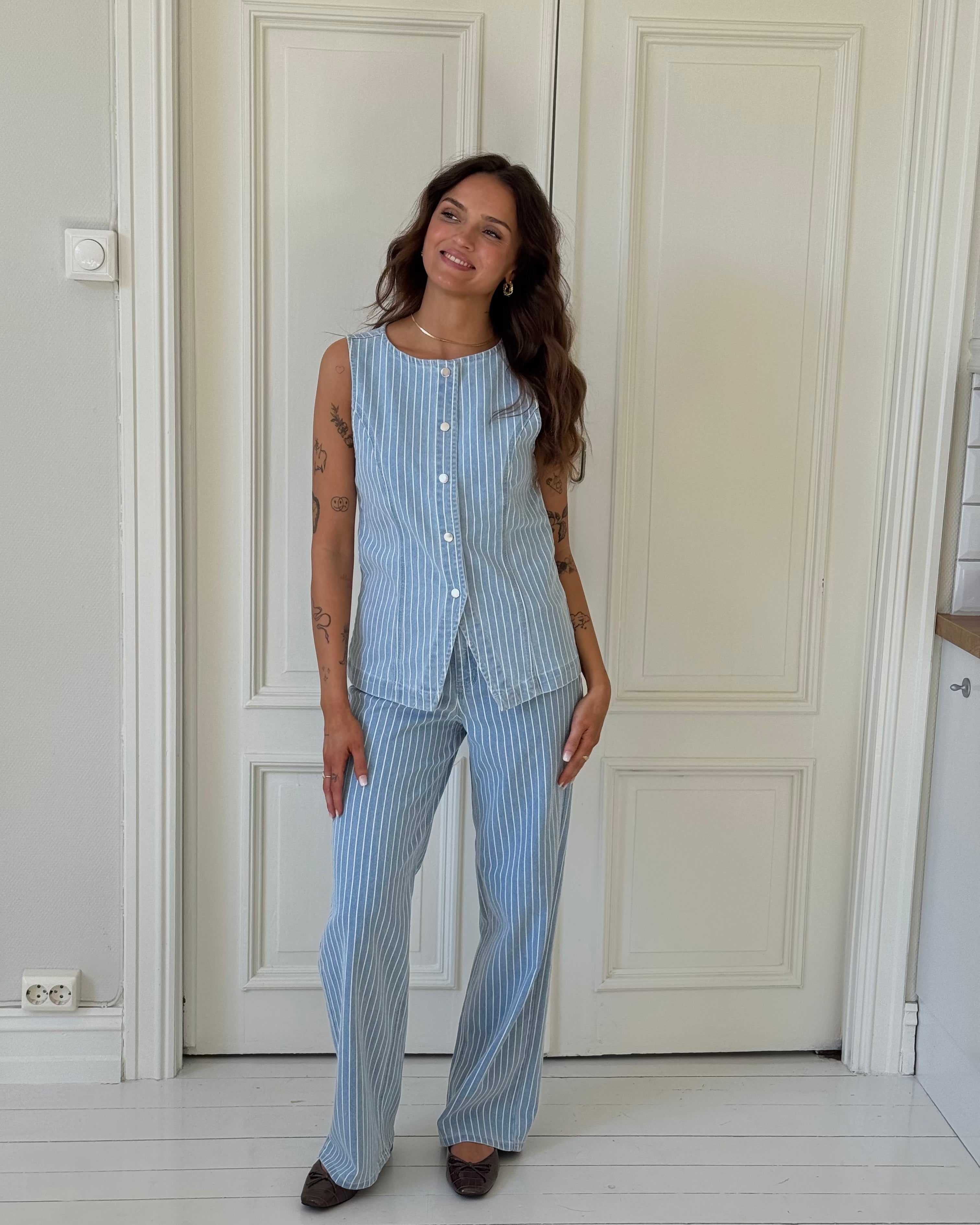 OBJSANNI Jeans - Light Blue Denim